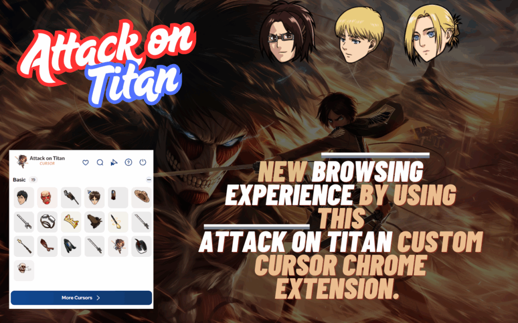 Attack on Titan Cursor – Custom Anime Cursor for Chrome