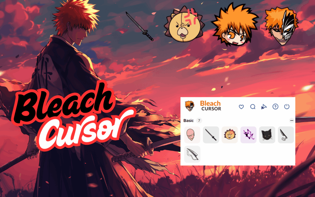 Bleach Cursor – Custom Anime Cursor for Chrome