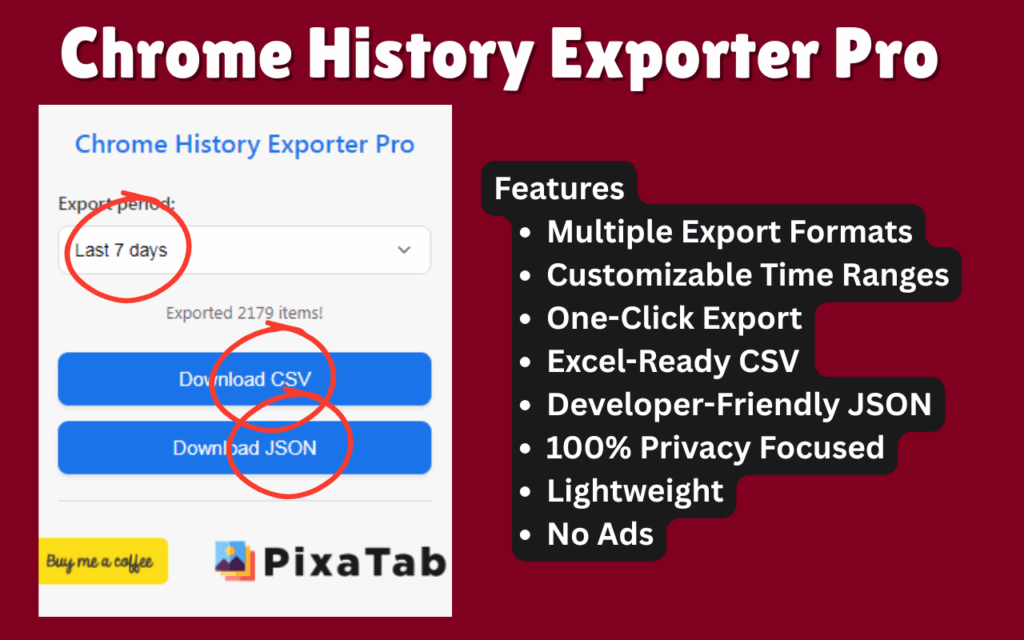 Chrome History Exporter Pro