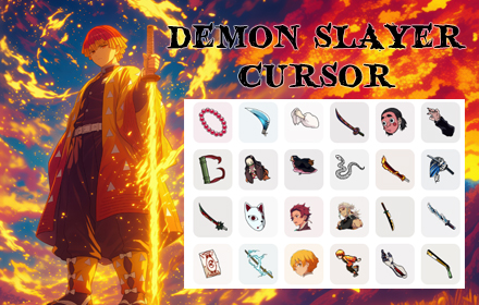 Demon Slayer Cursor – Custom Anime Cursor for Chrome