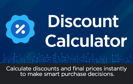 Discount Calculator