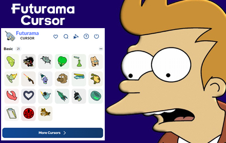 Futurama Cursor – Custom Cartoon Cursor for Chrome