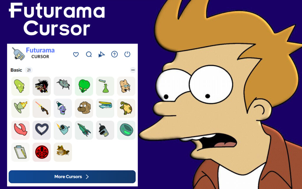 Futurama Cursor – Custom Cartoon Cursor for Chrome