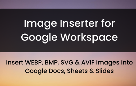 Image Inserter for Google Workspace