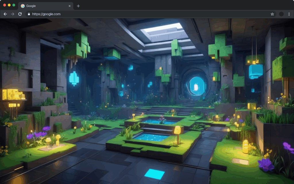 Minecraft New Tab Wallpaper