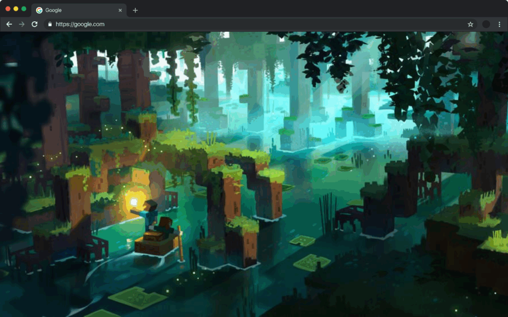 Minecraft New Tab Wallpaper