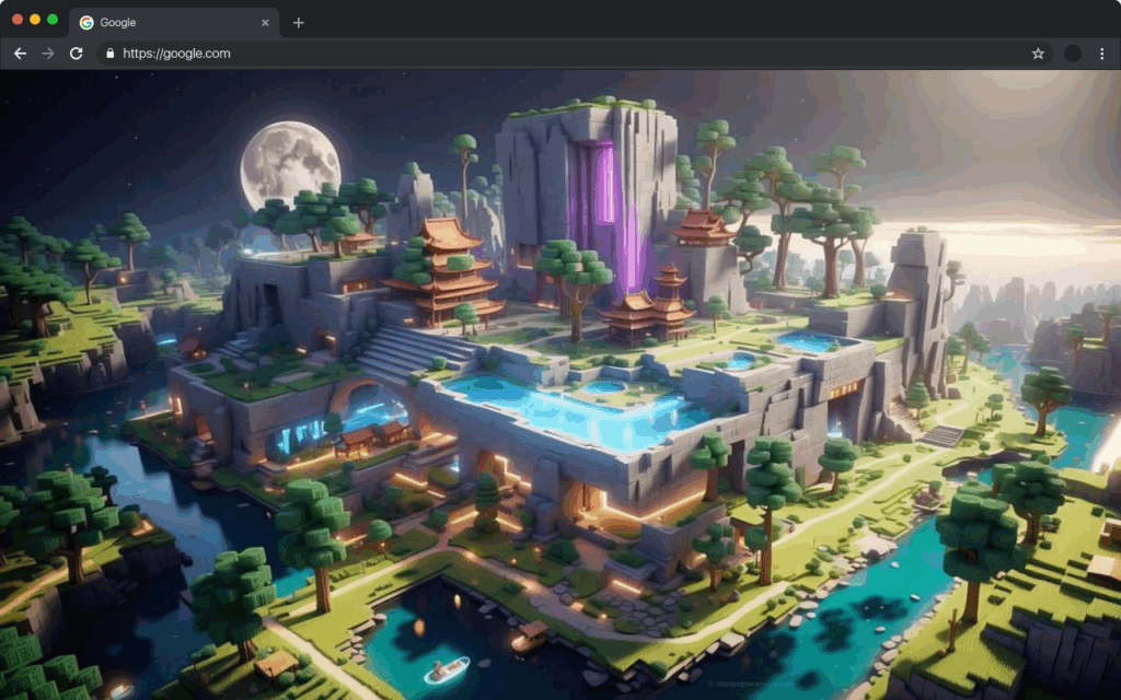 Minecraft New Tab Wallpaper