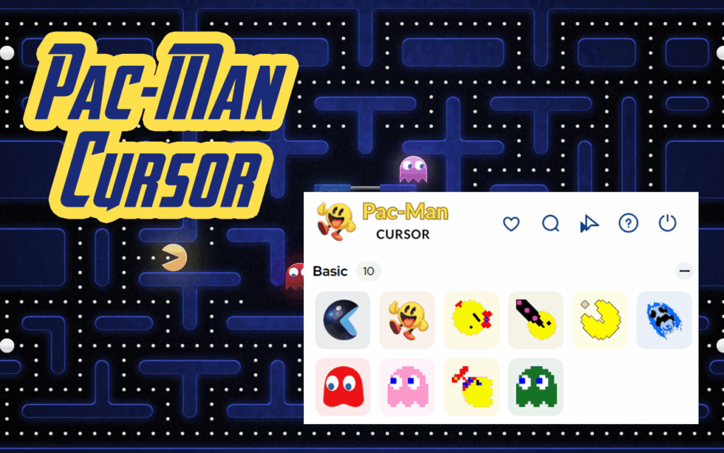 Pac-Man Cursor – Custom Retro Cursor for Chrome