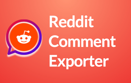 Reddit Comment Exporter