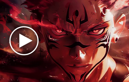 Ryomen Sukuna Sorcerer Live Wallpaper – Jujutsu Kaisen New Tab