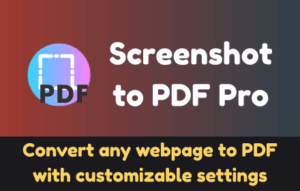 Screenshot to PDF Pro