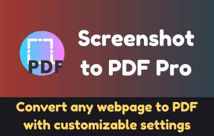Screenshot to PDF Pro – Full Page Converter