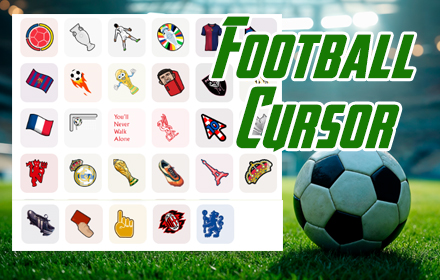 Soccer Cursor – Custom Sports Cursor for Chrome