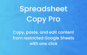 Spreadsheet Copy Pro
