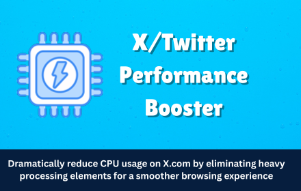 X/Twitter Performance Booster