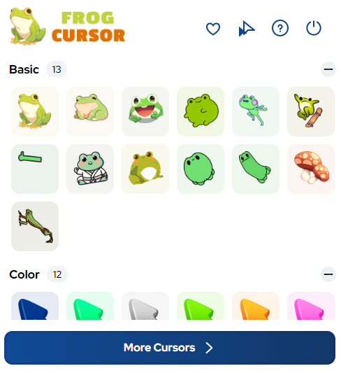 Frogs Cursor
