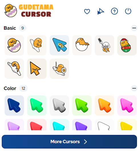 Gudetama Cursor