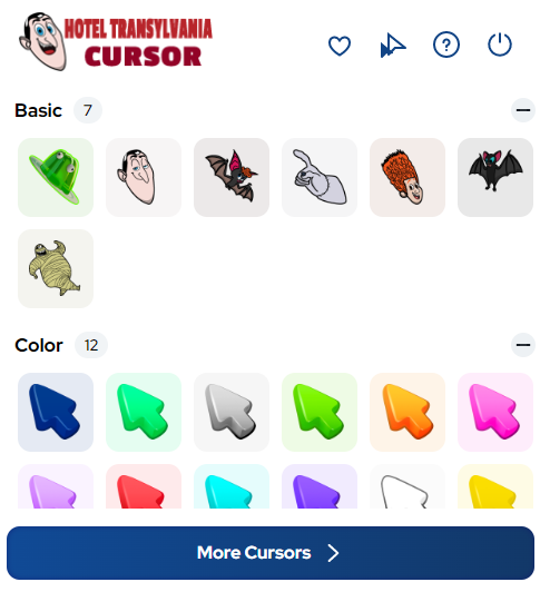 Hotel Transylvania cursor