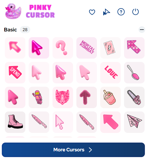Pinky Cursor