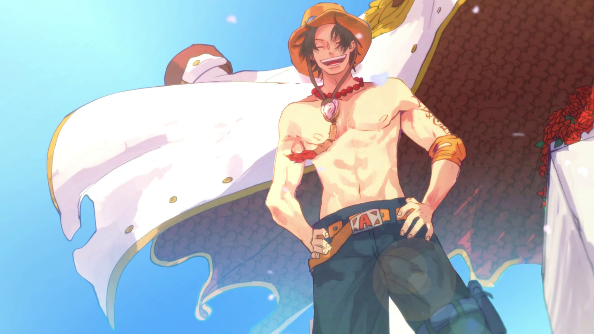 Ace Smile One Piece Live Wallpaper – Anime New Tab Theme