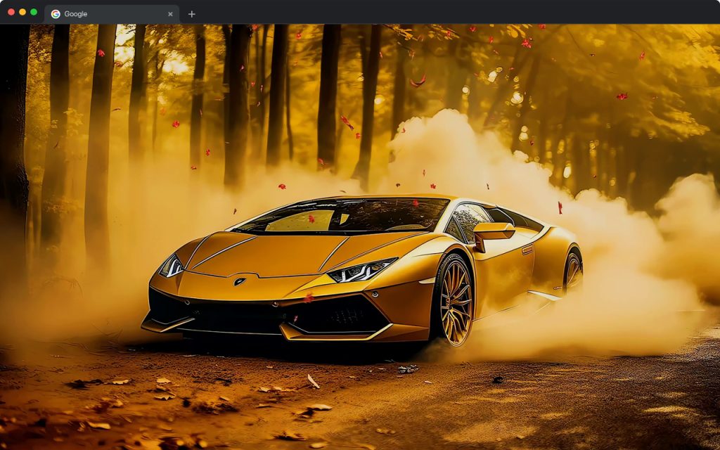 Autumn Lamborghini Live Wallpaper