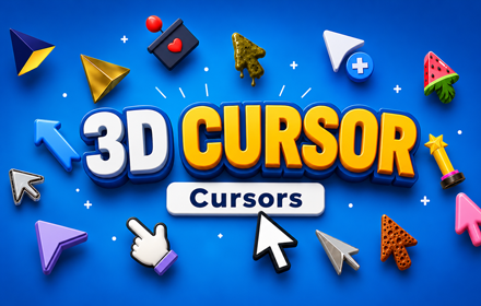 3D Cursor – Custom 3D Cursor for Chrome