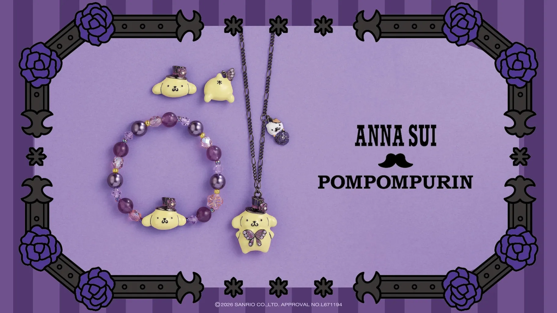 Sanrio Reveals New Pompompurin 30th Anniversary Jewelry Collab Collection 29 Sanrio Reveals New Pompompurin 30th Anniversary Jewelry Collab Collection