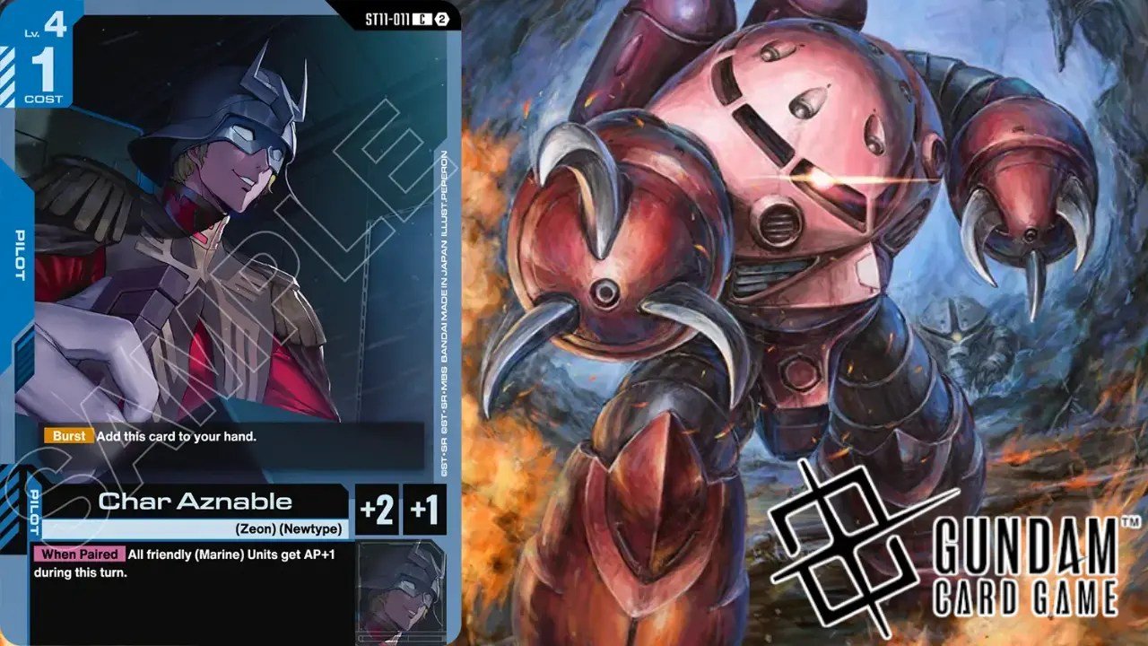 Gundam Card Game Reveals Full Aquatic Assault Starter Deck [ST11] Card List Ahead of Release