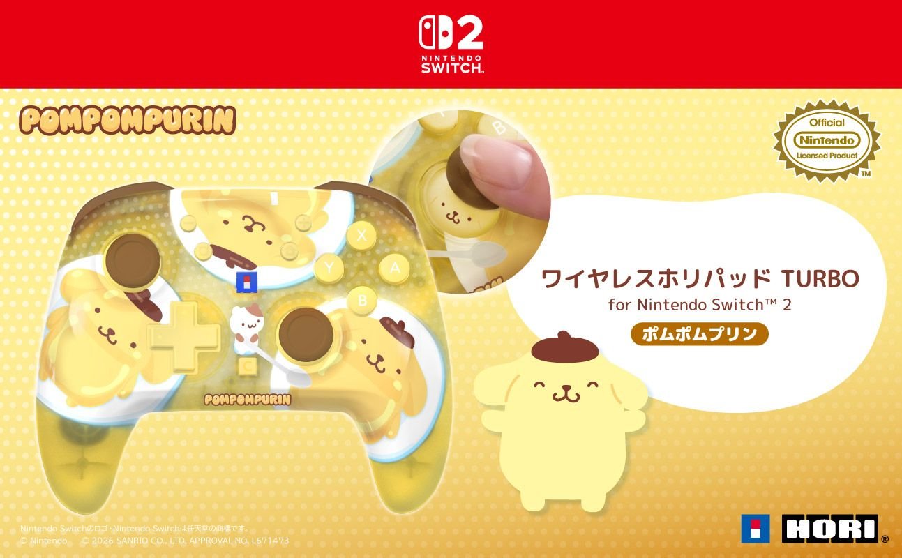 HORI and Sanrio Reveal New Pompompurin Switch 2 Controller and Accessory Kit 49 HORI and Sanrio Reveal New Pompompurin Switch 2 Controller and Accessory Kit