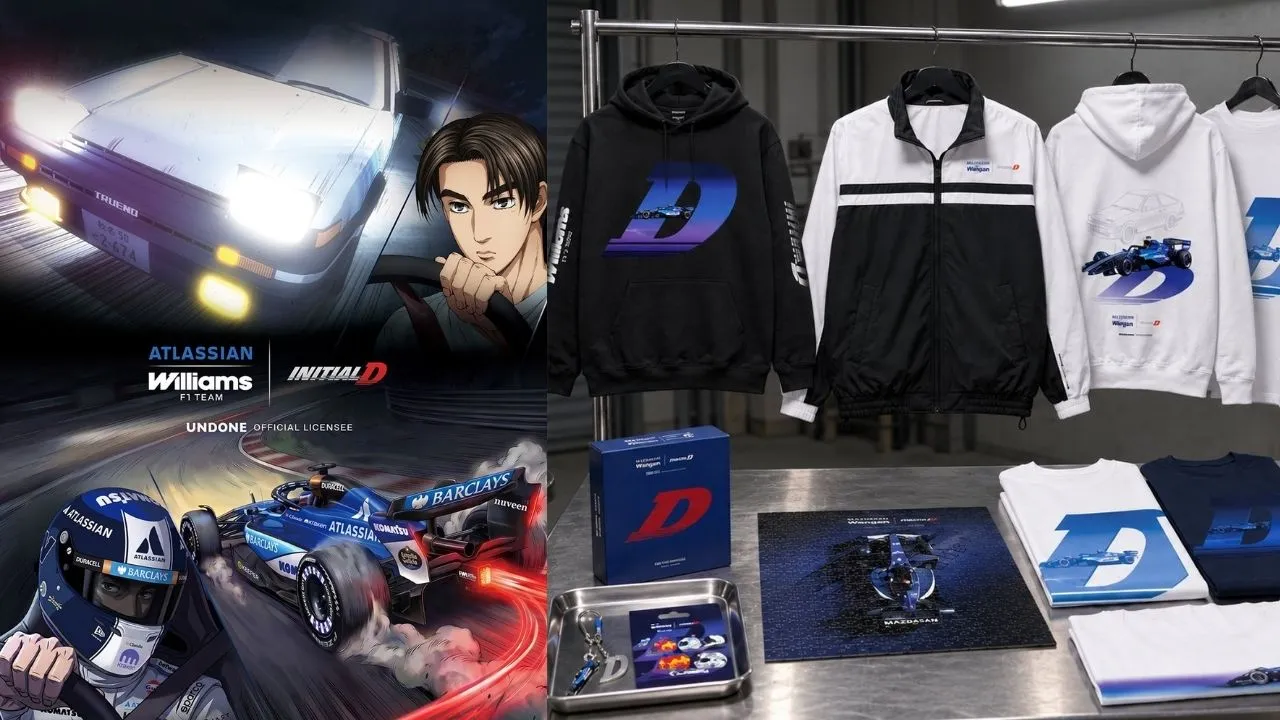 Initial D Announces New Official F1 Collab as Full Capsule Collection Revealed