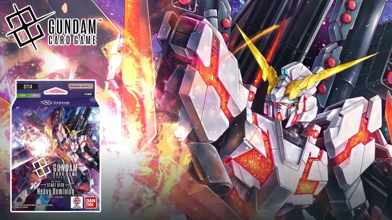 Gundam Card Game Reveals Full Heavy Dominion Starter Deck [ST14] Card List Ahead of Release