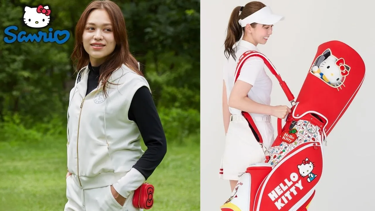 Sanrio Brings Cuteness to the Course with New Hello Kitty Golf Fashion Collection and Caddy Bag